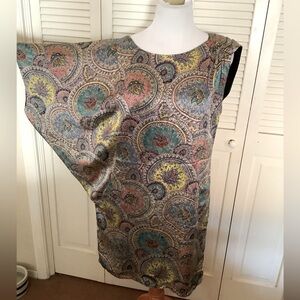 NWOT womens ABS collection paisley printed dress